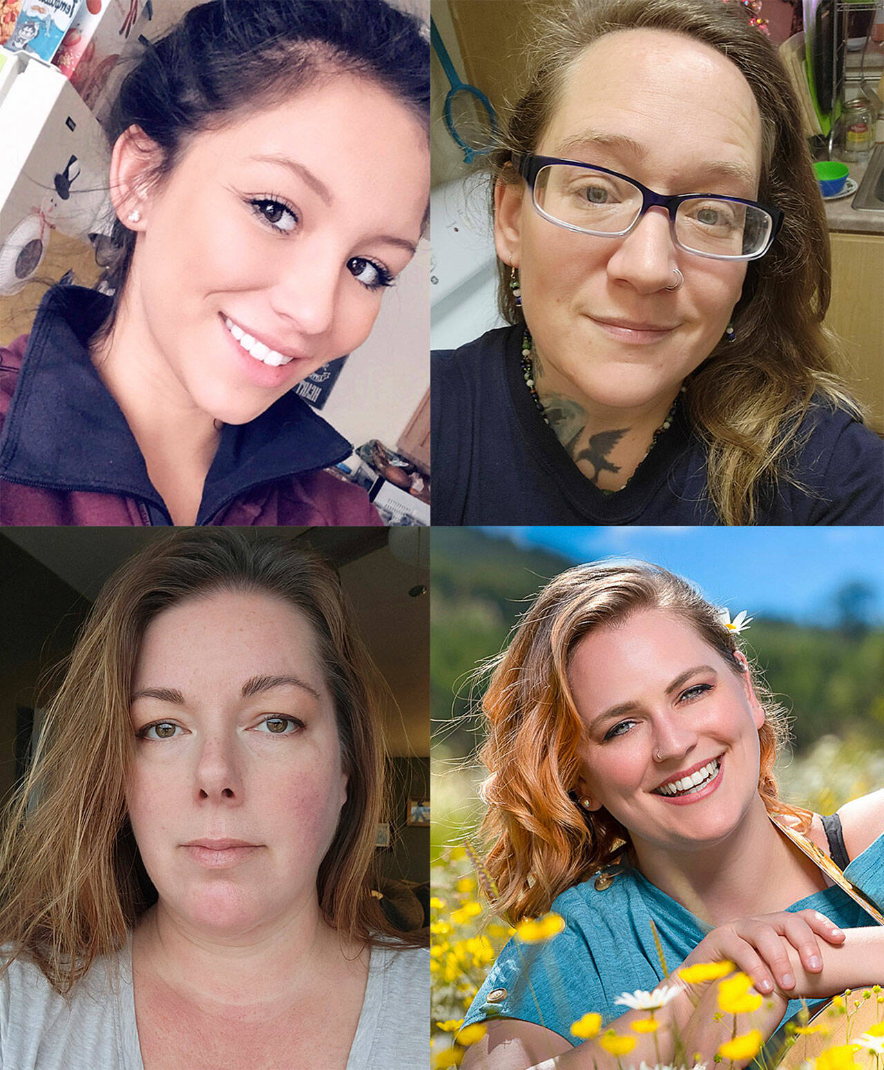 Pictured, clockwise from top left, is Rylie Booth, Rachel Blume, Brandy Bee Wilkinson and Alicia Long. (Submitted photos)