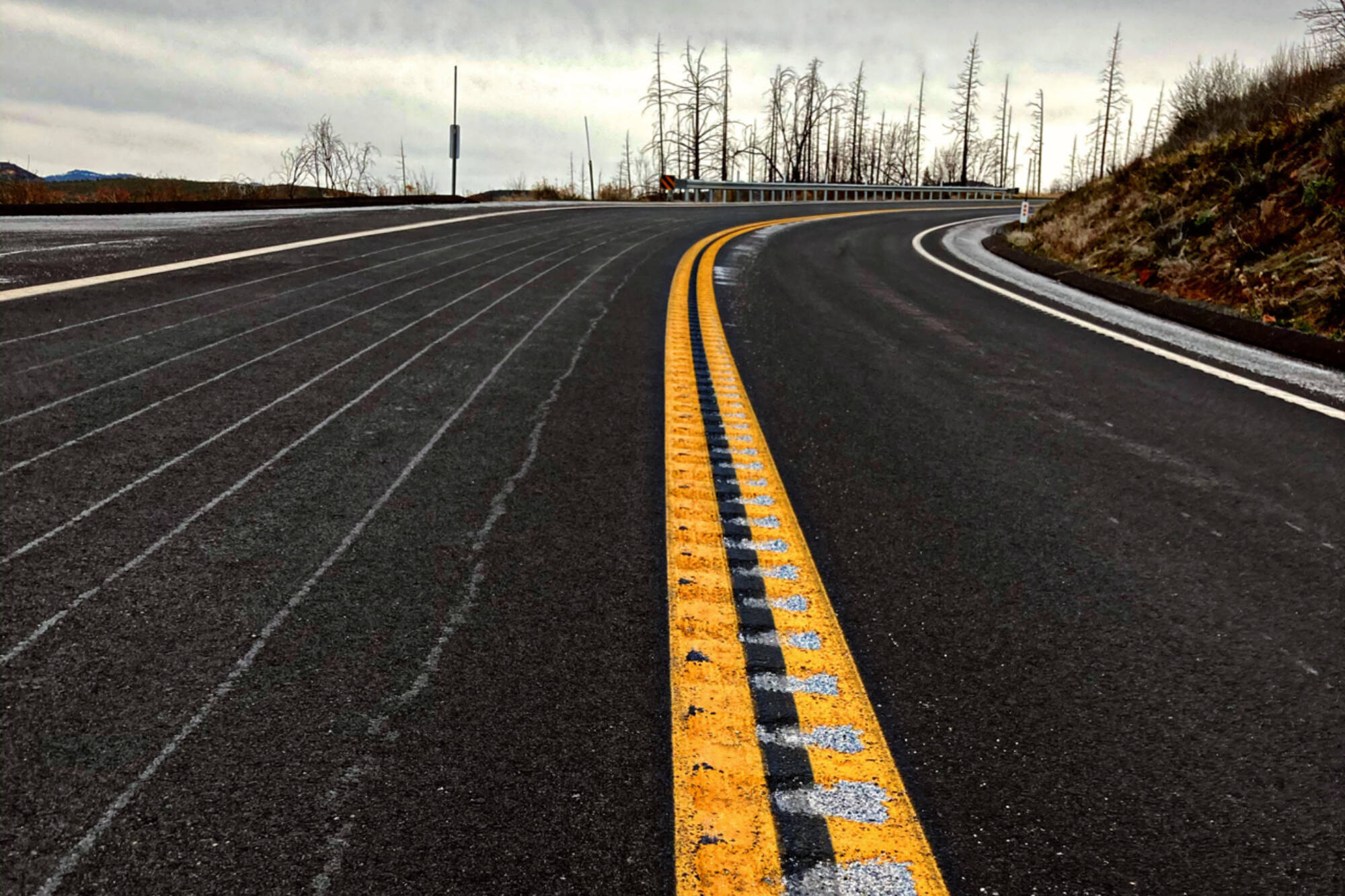 "The Road :)" by M. (student wishes to remain anonymous, please only list as "M" for artist name)