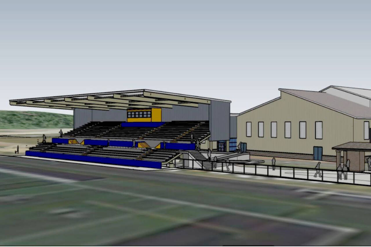 The new Spartan Stadium as envisioned by BLRB Architects of Tacoma.