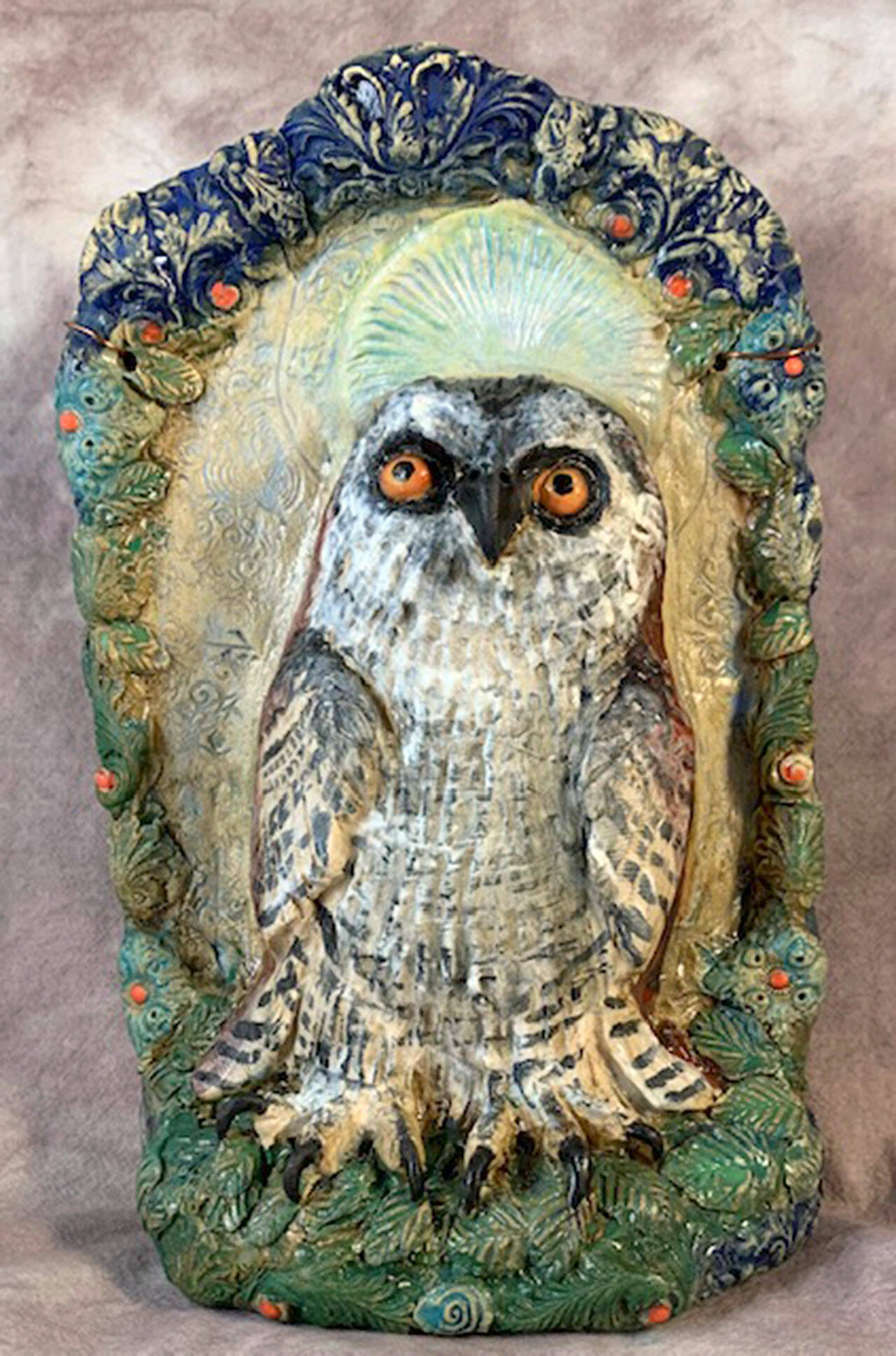 Sarah Fitch’s ceramics are exhibited at Gallery 9.