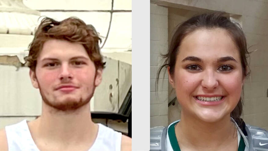 Wyatt Dunning, left, and Eve Burke