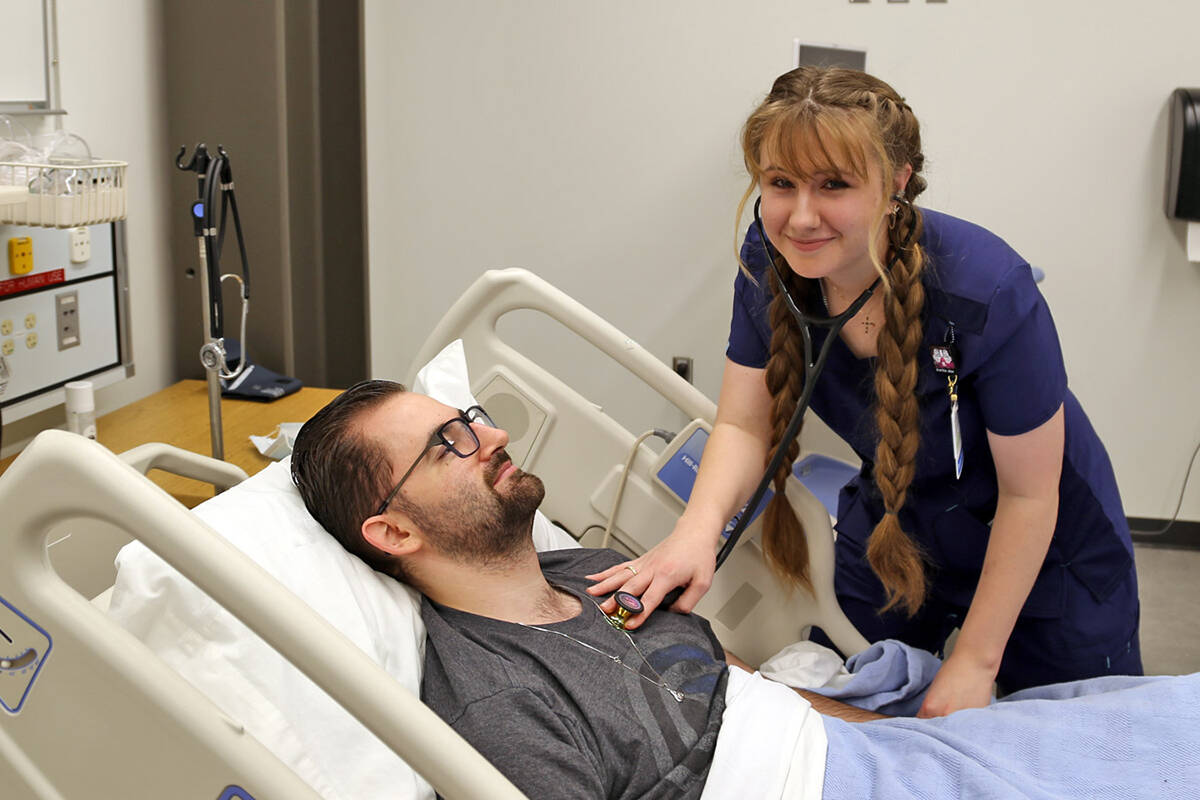 First-year nursing student Rikki Weaver shares how Worker Retraining funds helped her focus on nursing, not finances while studying at Peninsula College.