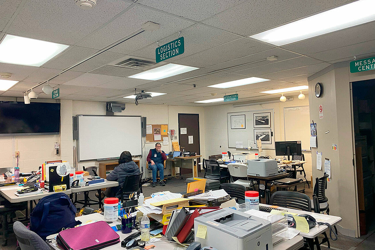 Ken Park/Peinsula Daily News
The current public safety facility is shown in the basement of the Clallam County Courthouse in Port Angeles.