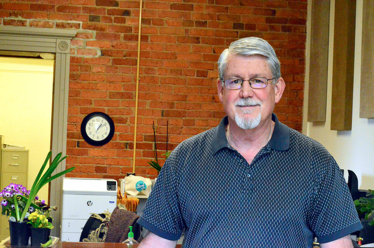 Interim County Administrator Mark McCauley decided, instead of retiring, to accept the county commissioners’ appointment to full county administrator. (Diane Urbani de la Paz/Peninsula Daily News)