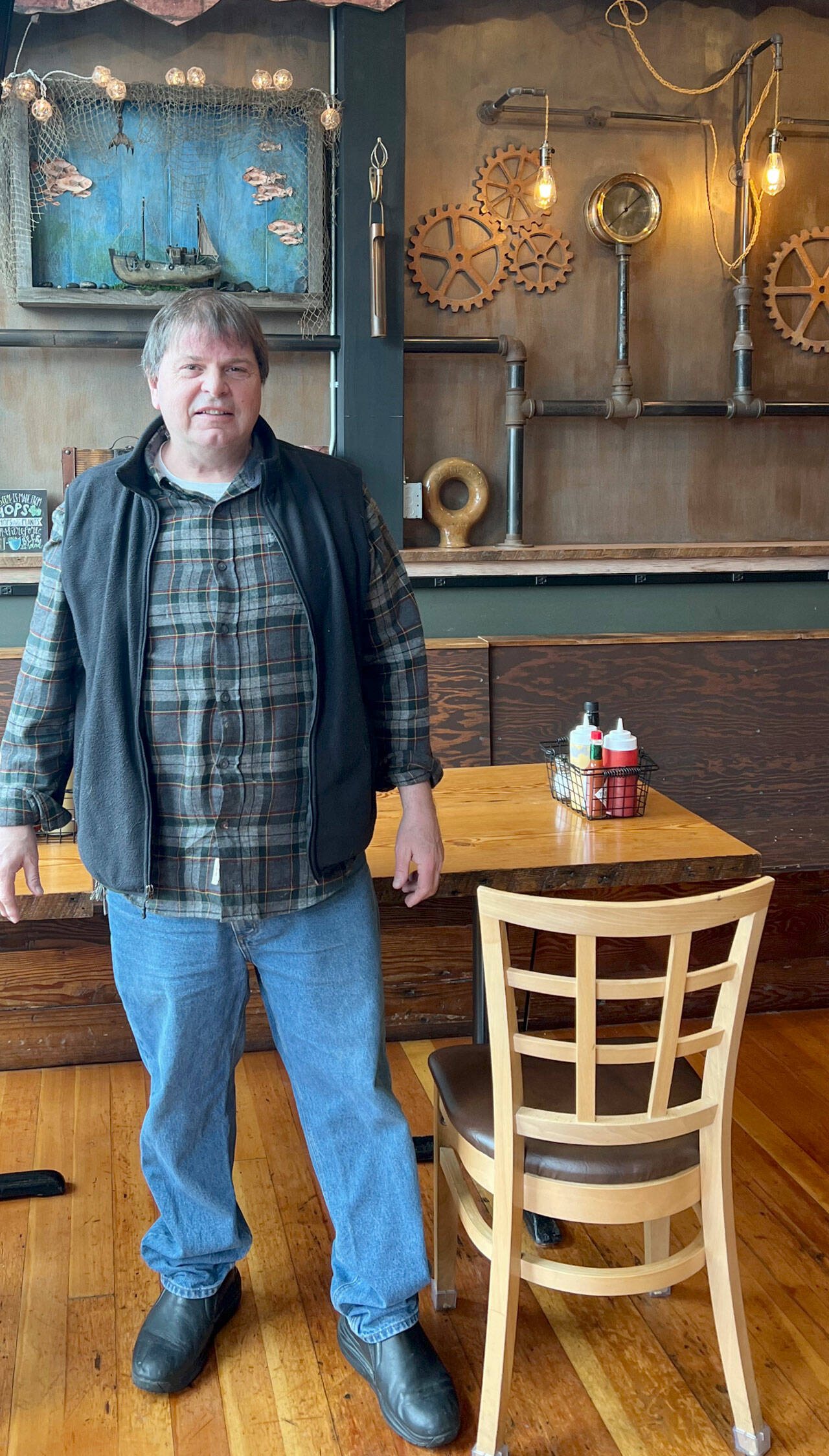 Michael McQuay, along with his wife Candy, have opened the Hook and Line Pub, 201 E. Front St., in Port Angeles.