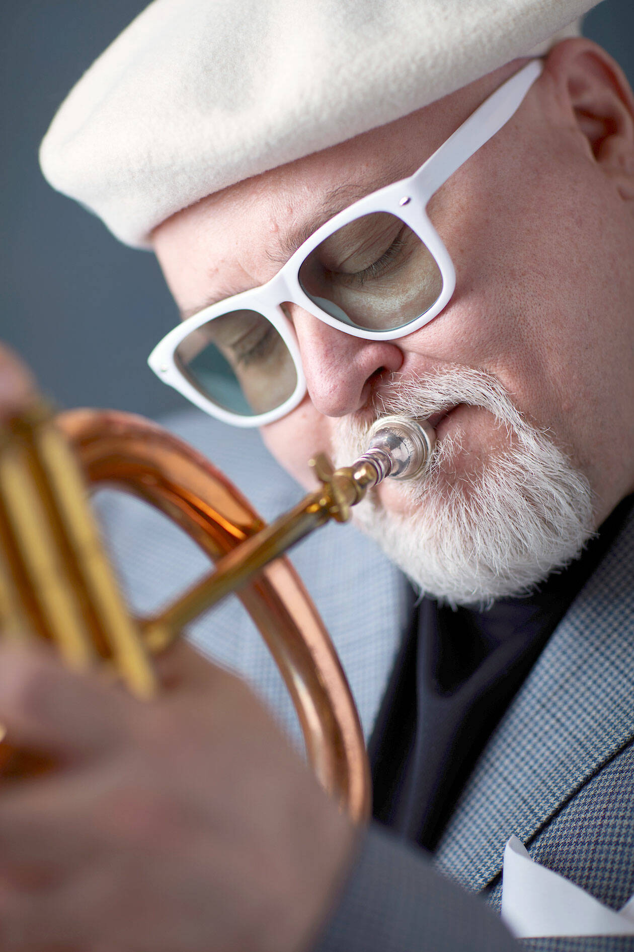 Dmitri Matheny is half of the duo called Beleza to appear at the Cellar Door in Port Townsend on Friday night. (Courtesy photo by Steve Korn)