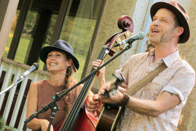 Pamela Mae and Scott Cook will bring their stories and songs to the Palindrome in Port Townsend on Thursday evening. (Fish Griwkowsky)