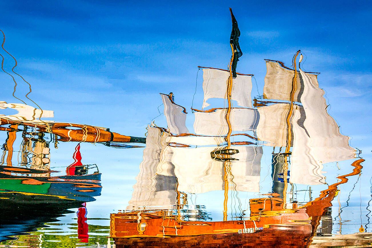 Reflections is one of the pieces of art by Michael Osborne at Port Townsend Gallery.