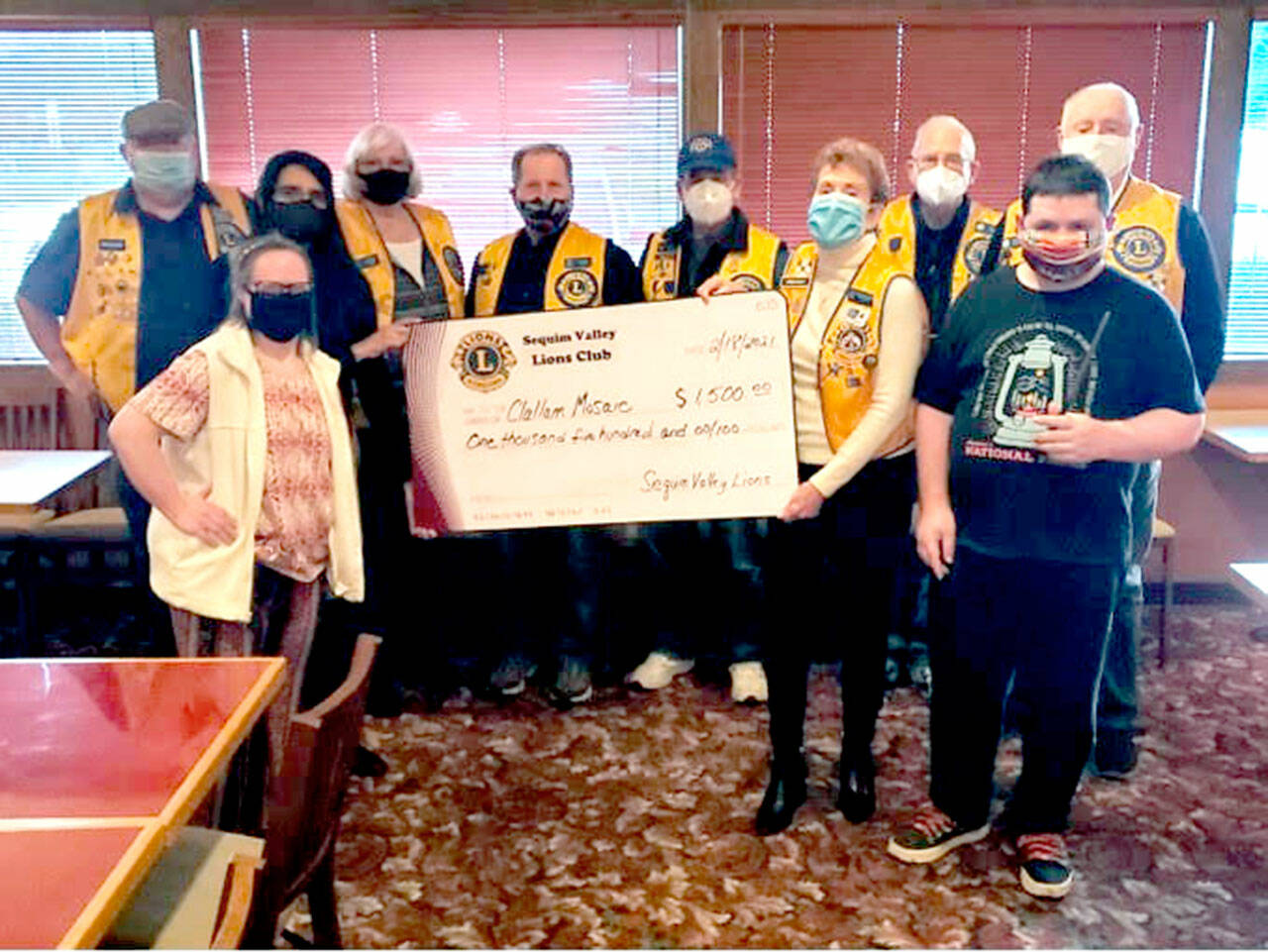 Pictured, from left to right are David Blakeslee, Ruth Grant, Linda Edwards, John Riley, Steve Sahnow, Dianne Dooley, Pat Phillips, Dave Bonham and George Dooley.