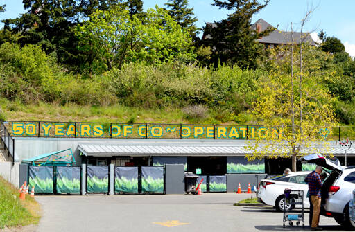 The Port Townsend Food Co-op is located on Kearney Street, but it will have its 50th anniversary party at the Jefferson County Fairgrounds this Wednesday evening. (Diane Urbani de la Paz/Peninsula Daily News)