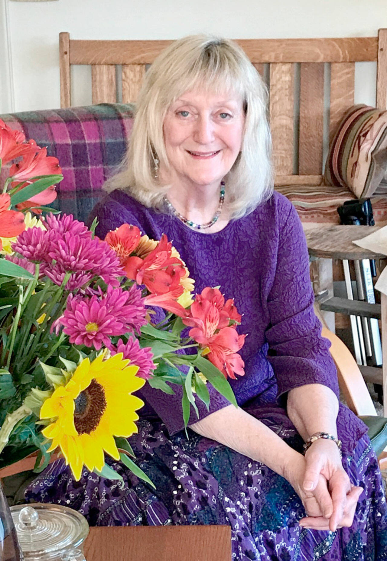 The Rev. Donna Little will present “Peace with My Mother” at 10:30 a.m. Sunday. Little is the minister emeritus at Unity in the Olympics, 2917 E. Myrtle Ave.