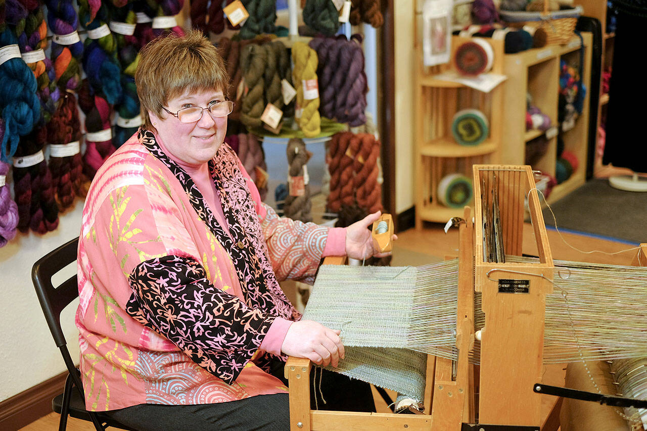 Cabled Fiber & Yarn owner Beth Witters will demonstrate weaving on Saturday.