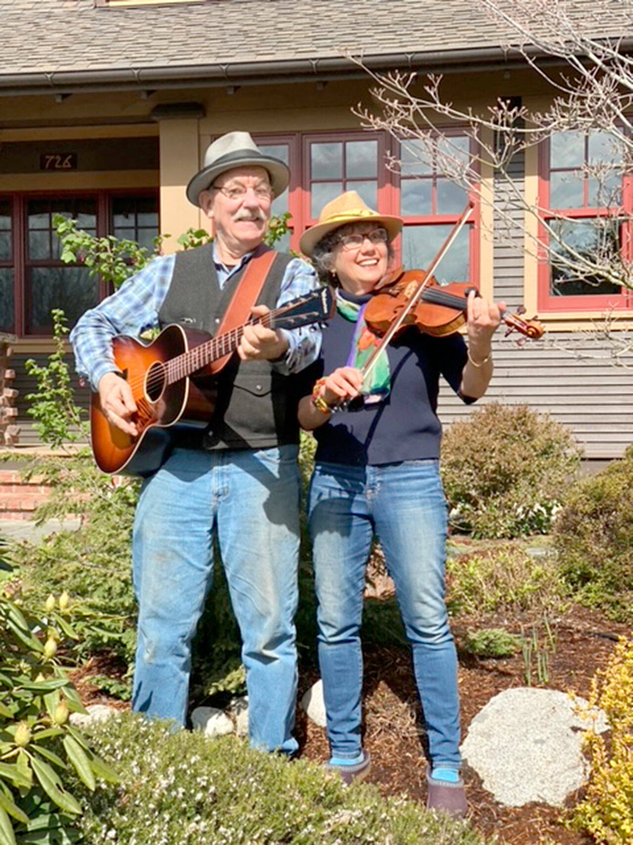Jere Canote and Bobbi Nikles, a local guitarist and fiddler duo, will perform at Trinity United Methodist Church’s Candlelight Concert on Thursday.