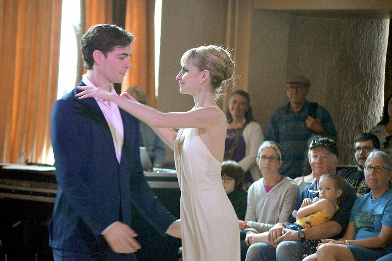 Ballet Victoria’s dancers will return to the Elks Naval Lodge ballroom, one of four stages in this weekend’s Juan de Fuca Festival in Port Angeles. (Diane Urbani de la Paz)