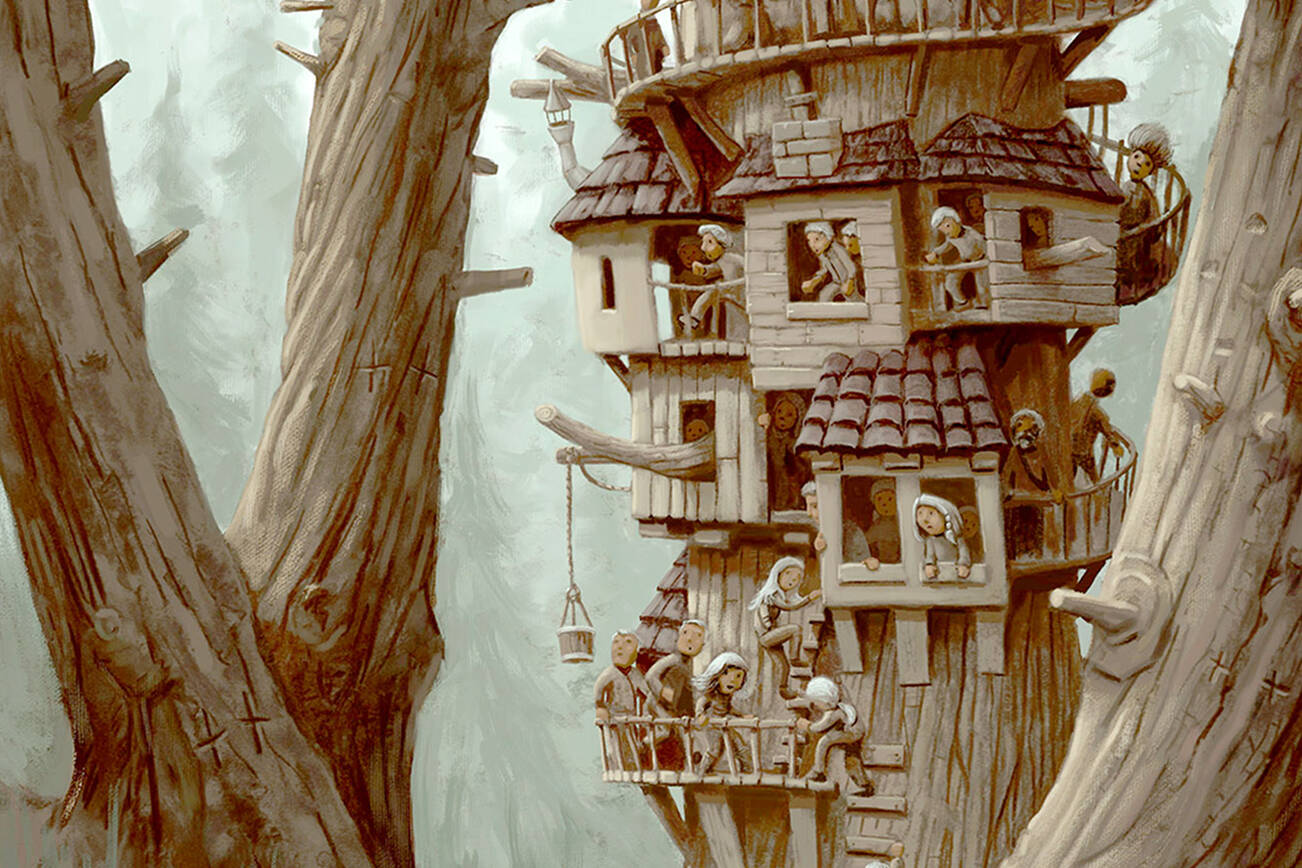 Lance Snider creates art filled with little people.