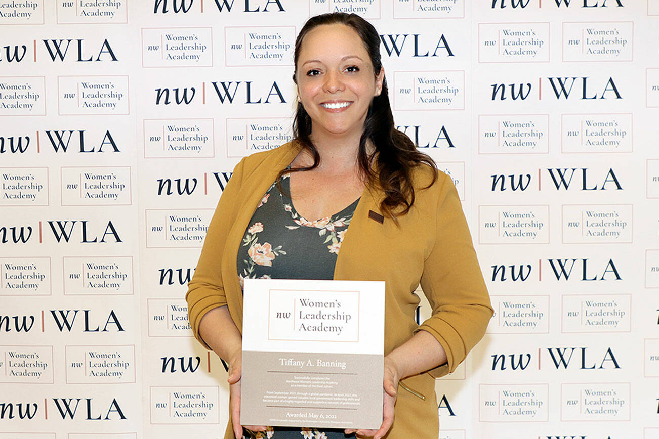 Tiffany Banning recently graduated from the Washington City/County Management Association’s third Northwest Women’s Leadership Academy.