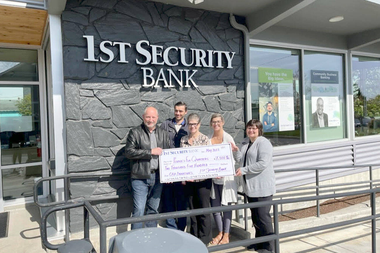 Pictured, from left to right, are Matthew Rainwater, John James, Elisa Simonsen, Erica Rudesill and Carlyne Littlejohn.