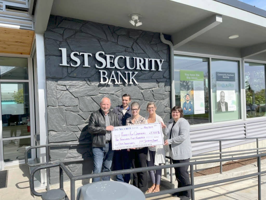 Pictured, from left to right, are Matthew Rainwater, John James, Elisa Simonsen, Erica Rudesill and Carlyne Littlejohn.