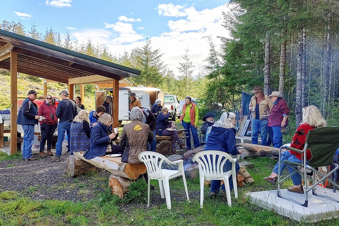 Courtesy of Donna Hollatz
BCH Peninsula Chapter members enjoy friendship and a hearty breakfast before their annual Rhody Ride at Miller Peninsula.