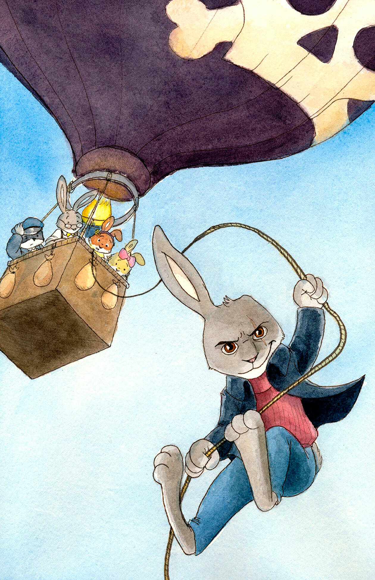 “Oliver One-Ear” by Cecilia Olivera Hillway is among the paintings on display at the Sequim Civic Center.