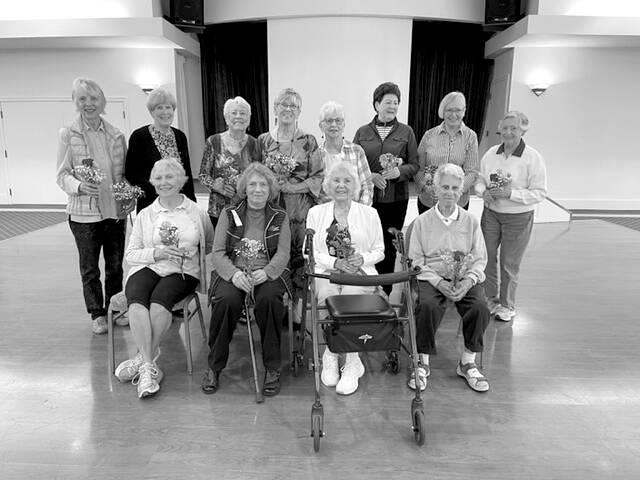 The Sunland Women’s Golf Association held its annual Captain’s Luncheon earlier this month. The event was attended by 37 SWGA members honoring 14 past captains. Former captains are, top row, from left, Sherry Meythaler, Dana Burback, Linda Beatty, Cheryl Coulter, Shirley Mulikin, Judy Nordyke, Christie Wilson, Cecil Black and, front row, Janet Real, M.J. Anderson, Patricia Forgard and Nonie Dunphy.