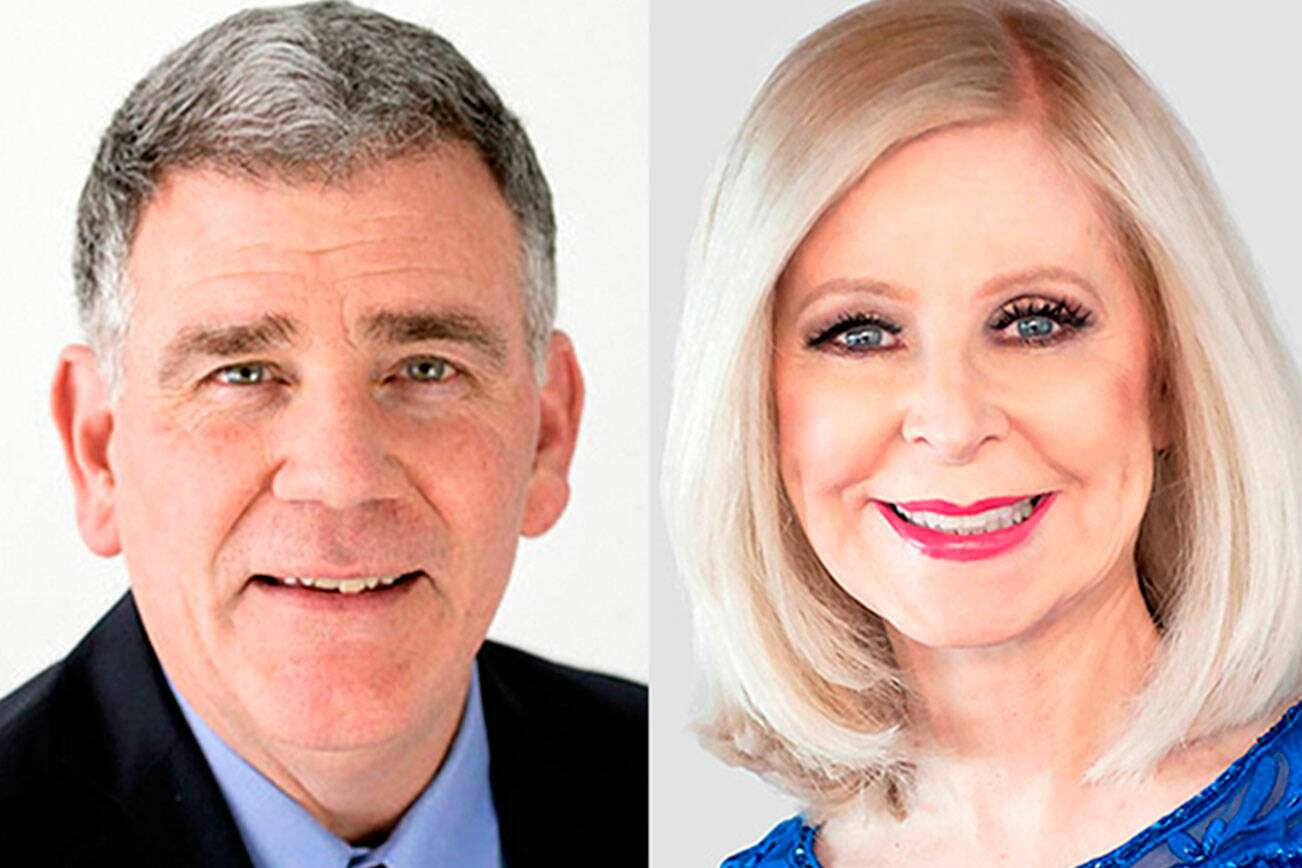 Bruce Emery, left, and Cherie Kidd.