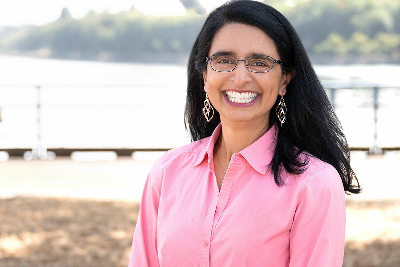 PHOTO BY: Susan Doupé
CAPTION: Priya Jayadev is the new executive director for Volunteer Hospice of Clallam County.