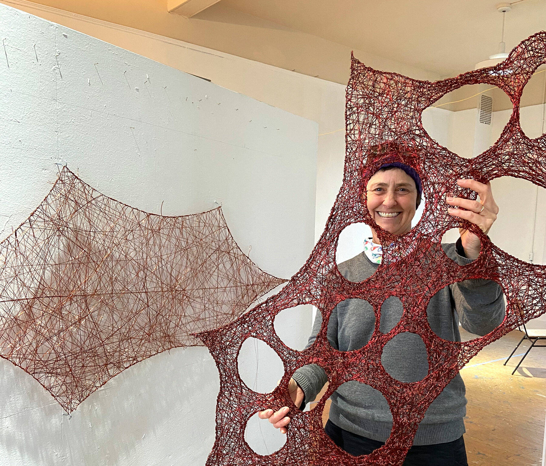 Margie McDonald displays some of her work. She will be among artists featured during Soundcheck.