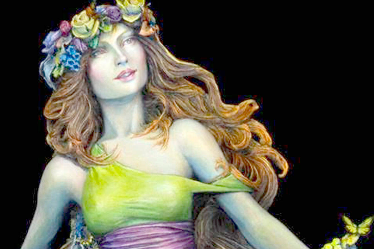 Spirit of Spring" by Matt DiPietro is among artwork on display at the Jefferson Museumof Art & History.