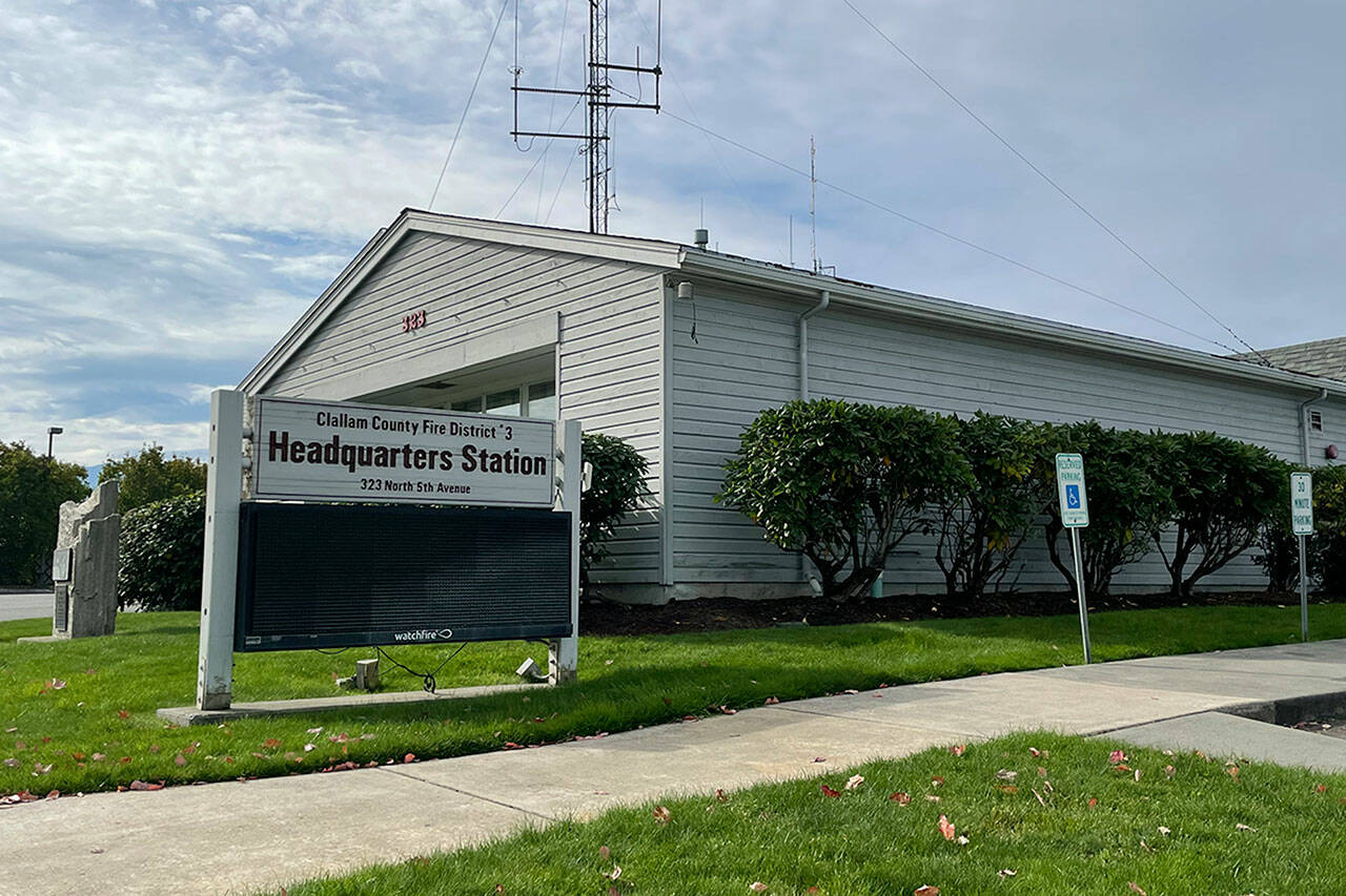 The public is invited to an open house at Clallam County Fire District 3’s fire stations and maintenance facility, including Station 34 on 323 N. Fifth Ave., from noon to 3 p.m. Saturday. (Matthew Nash/Olympic Peninsula News Group)