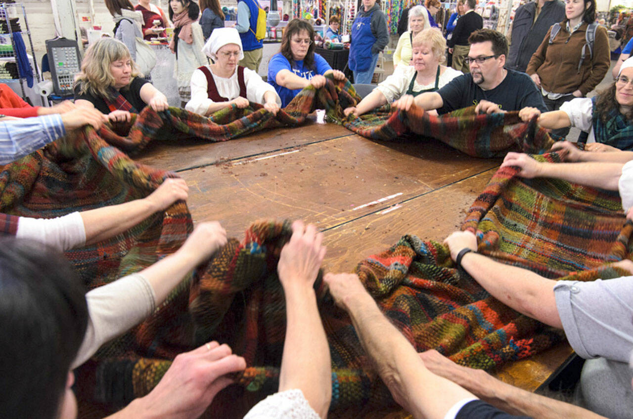 A wool waulking performance is planned at the first annual Fiber Festival: From Sheep to Shawl at Worthington Park in Quilcene.