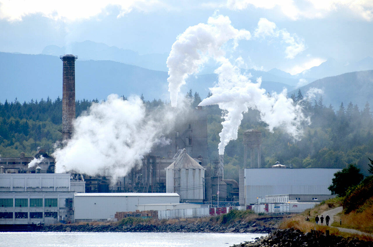 Port Townsend Paper Mill is pictured in this file photo. (Peninsula Daily News)