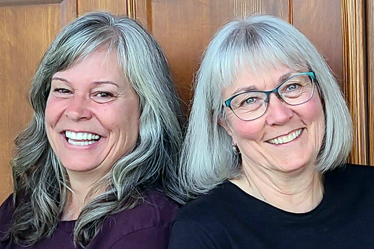 Artists exhibiting their work are, from left, Julie Senf and Jolene Sanborn.