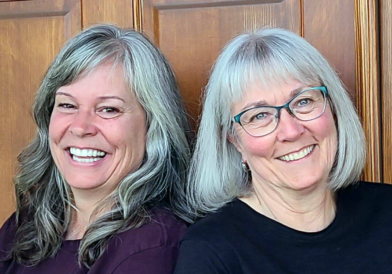 Artists exhibiting their work are, from left, Julie Senf and Jolene Sanborn.