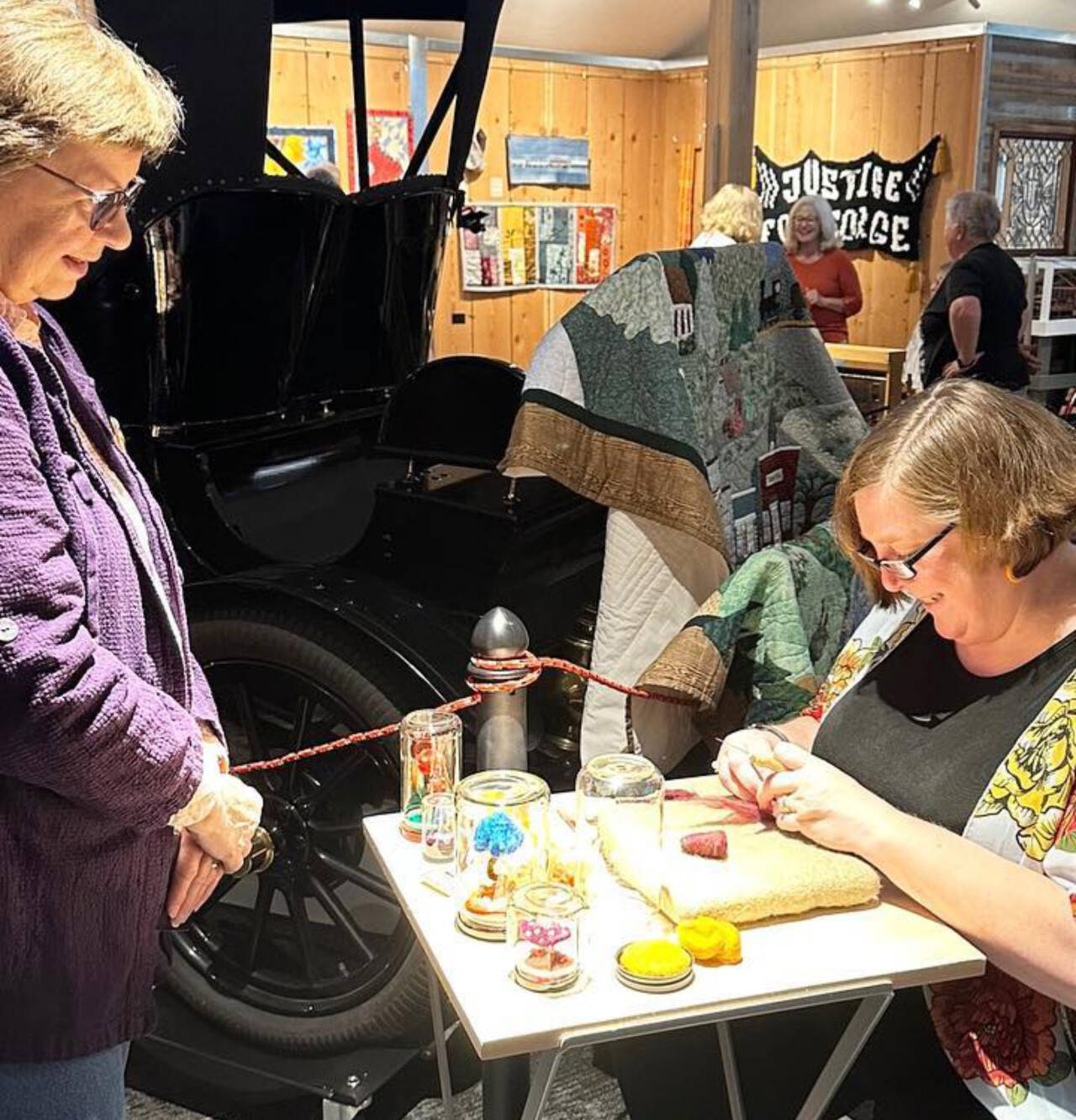 Submitted photo / The annual North Olympic Fiber Arts Festival hosts a fiber arts exhibition — “Interlaced Lore – Adventure, Fellowship, & Perseverance” — at the Sequim Museum & Arts during the First Friday Art Walk Sequim on Nov. 4.