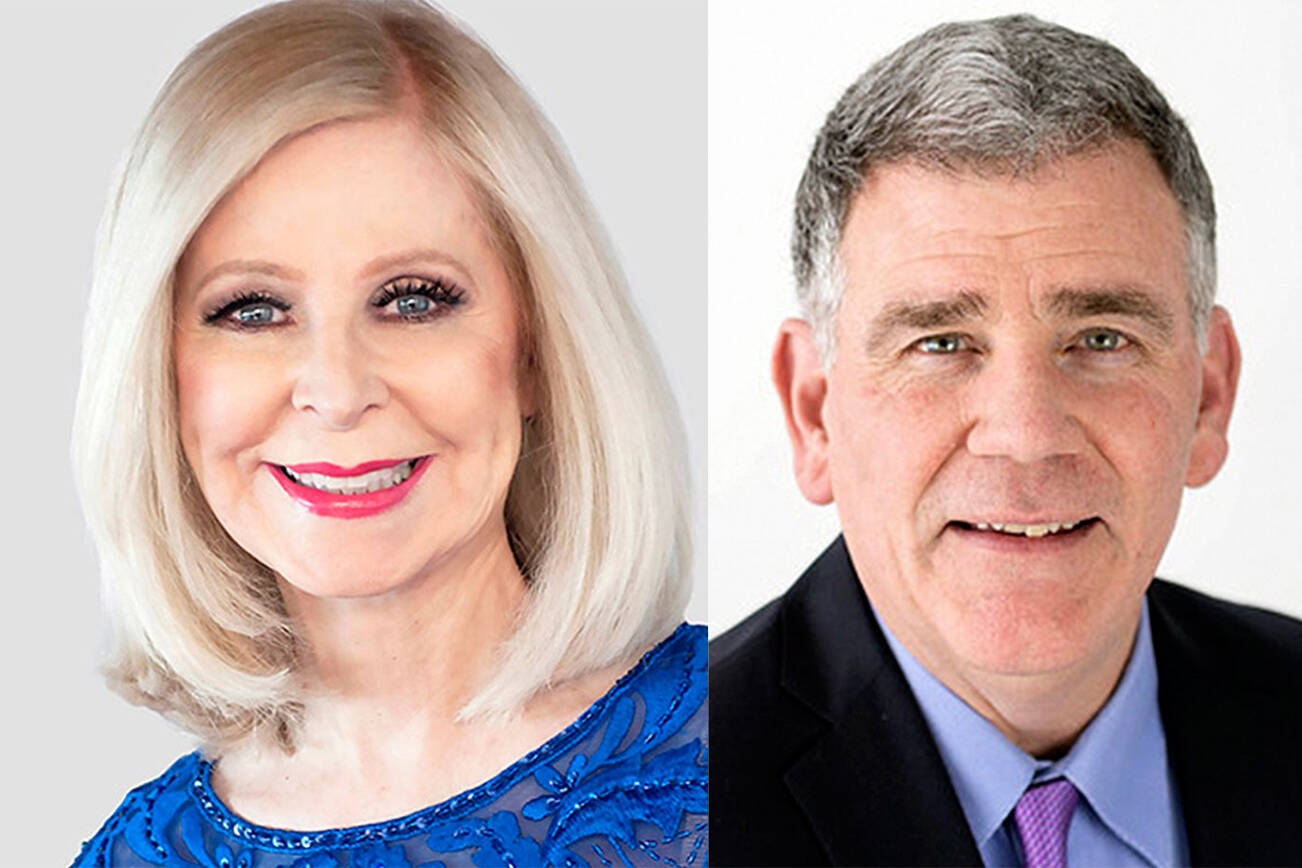 Cherie Kidd, left, and Bruce Emery.