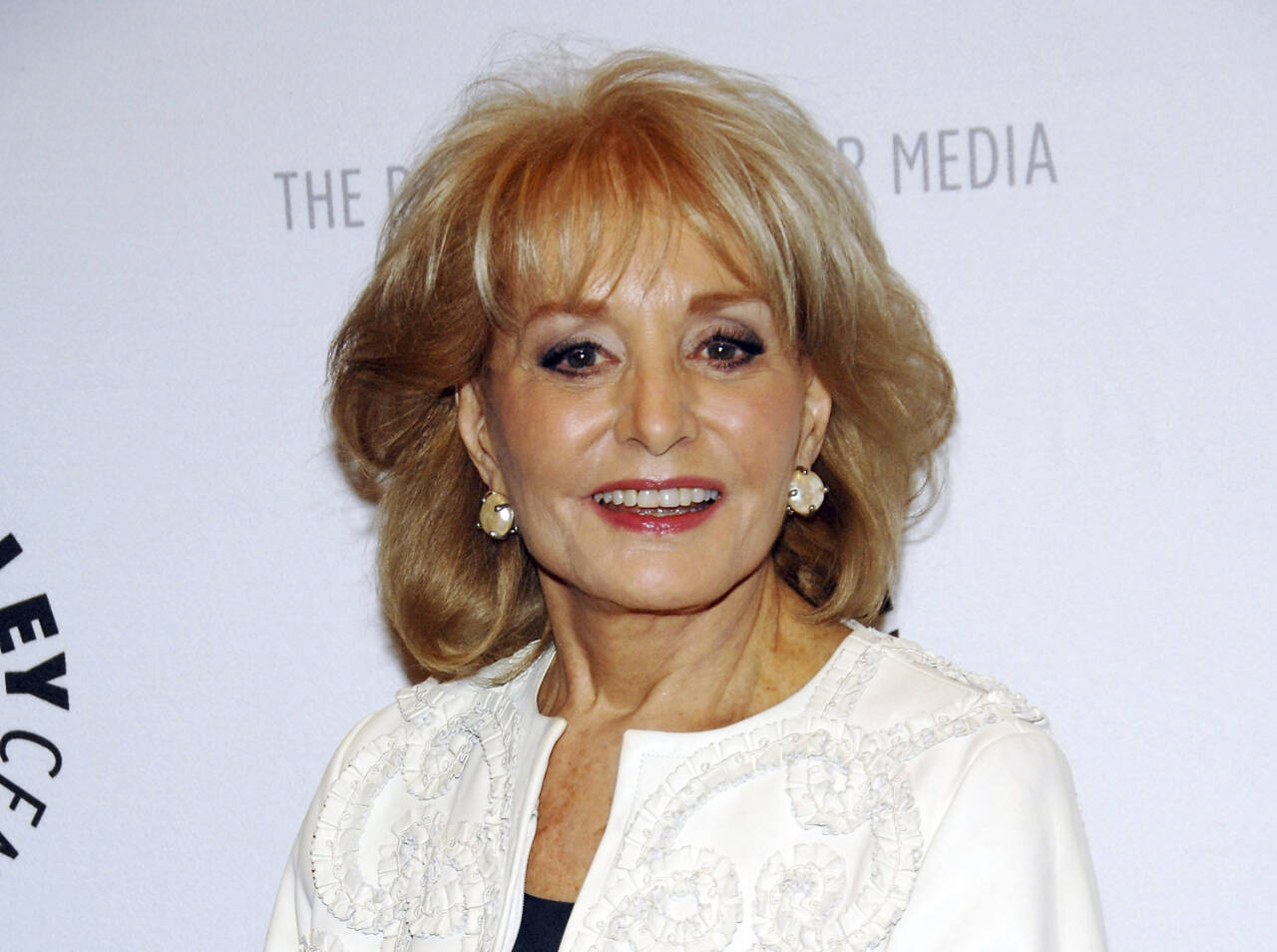 Barbara Walters arrives to participate in a panel discussion featuring the hosts of ABC’s “The View,” at The Paley Center for Media on April 9, 2008, in New York. Walters, a superstar and pioneer in TV news, has died, according to ABC News on Friday, Dec. 30, 2022. She was 93. (AP Photo/Evan Agostini, File)