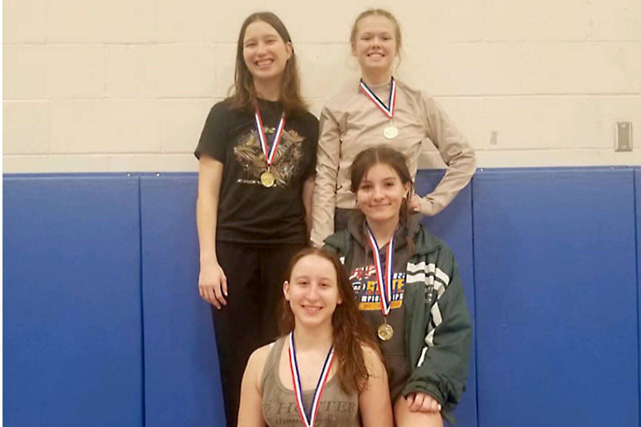 Clockwise, from top left, Julia Baeder, Faye Dachs, Natalie Johnson and Willow Harvey.