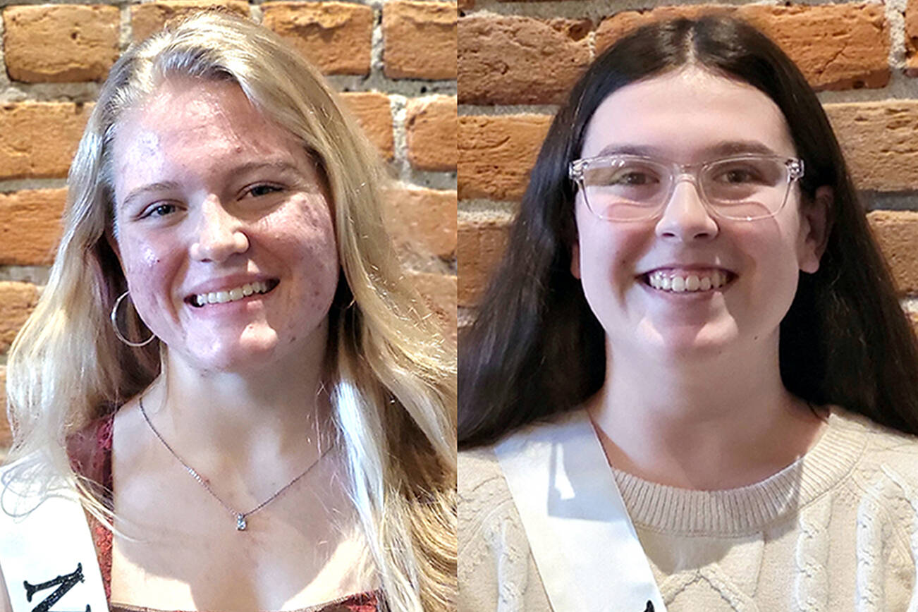 Melody Douglas, left, and Paige Govia.