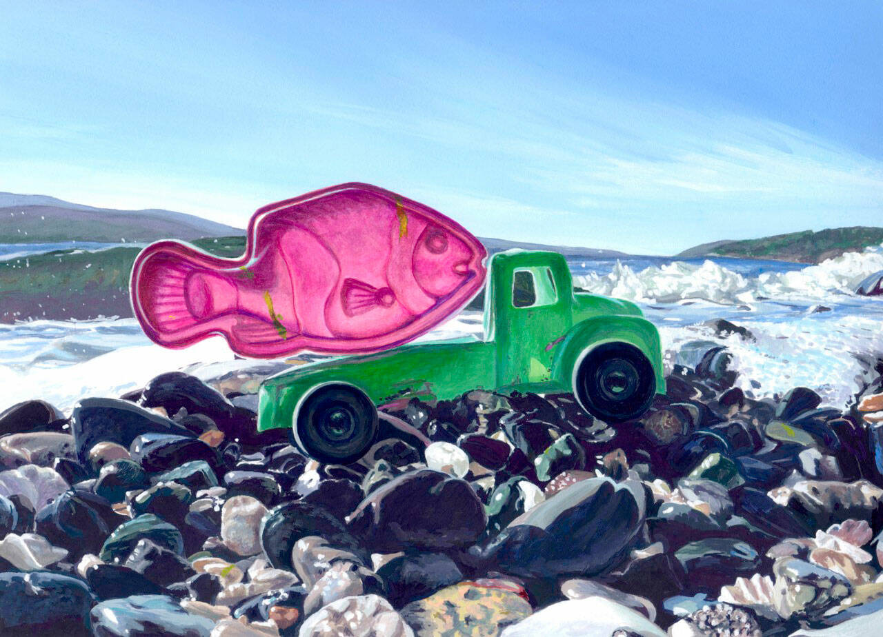 EcoArt, a solo exhibition by artist Karen Hackenberg of Port Townsend, will be on view at Peninsula College from Wednesday through March 16.