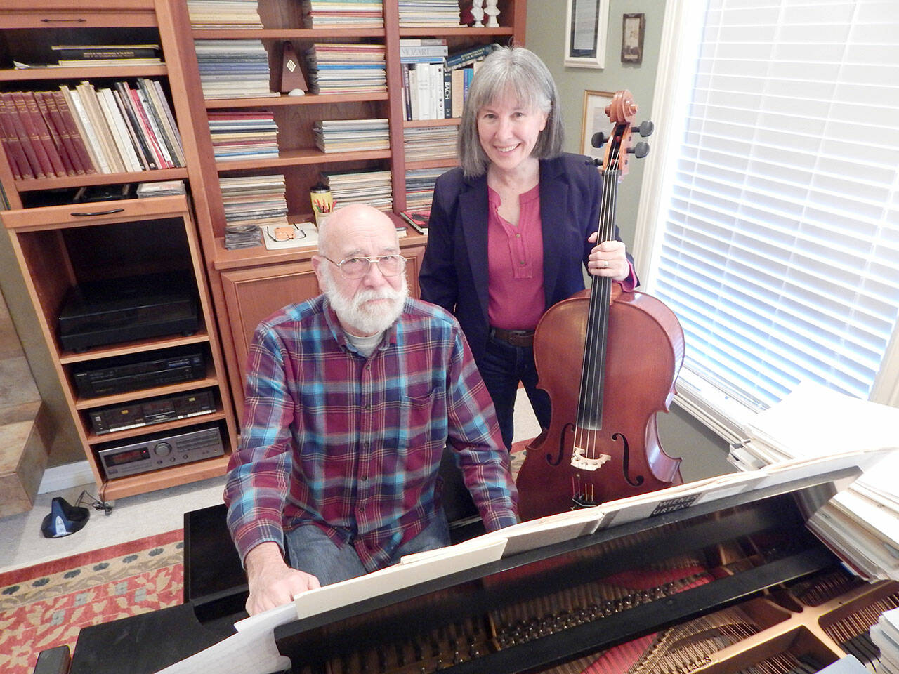 Michael Carroll and Pamela Roberts will perform together on Saturday.