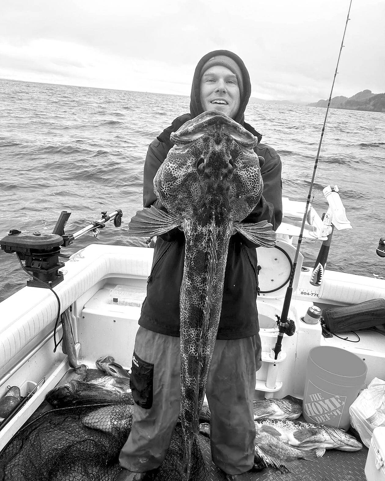 Angler Joseph Ebsworth landed this good-sized lingcod while fishing out of Neah Bay on the lingcod and bottomfish opener last Saturday.