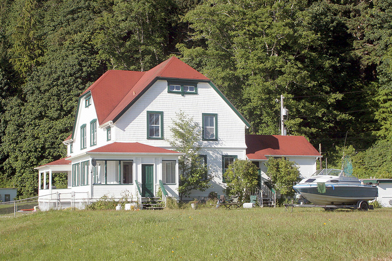 US Lighthouse Society 
The Slip Point Light Station is seen at an earlier time.