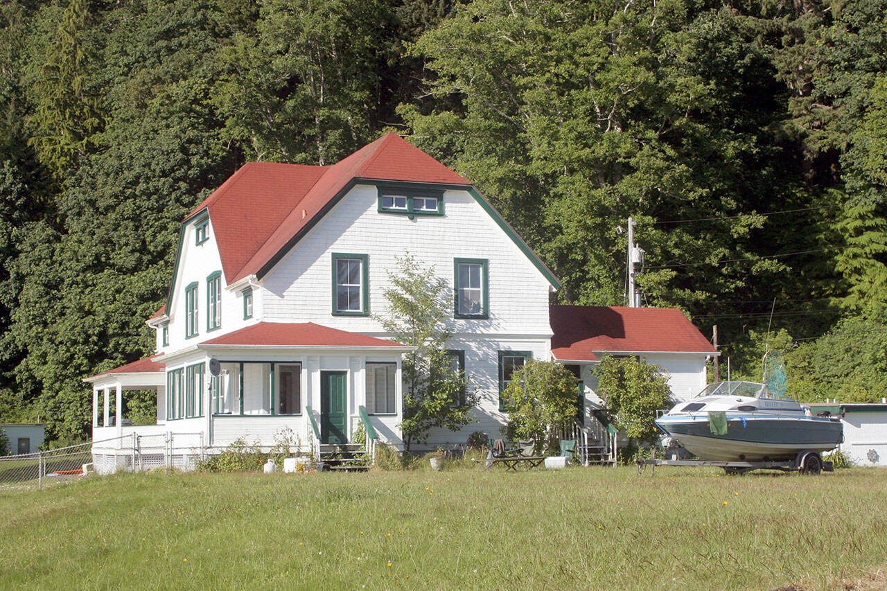 The Slip Point Light Station is seen at an earlier time. (US Lighthouse Society)