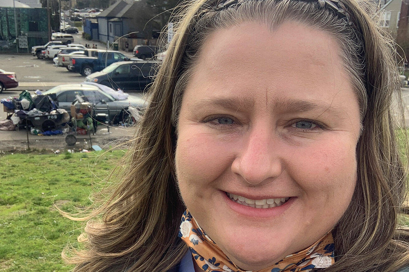 Former Sequim resident Kimmy Siebens has been named USA Today Washington State Woman of the Year for her efforts in helping Bremerton’s homeless and at-risk population and their pets. (Kimmy Siebens)