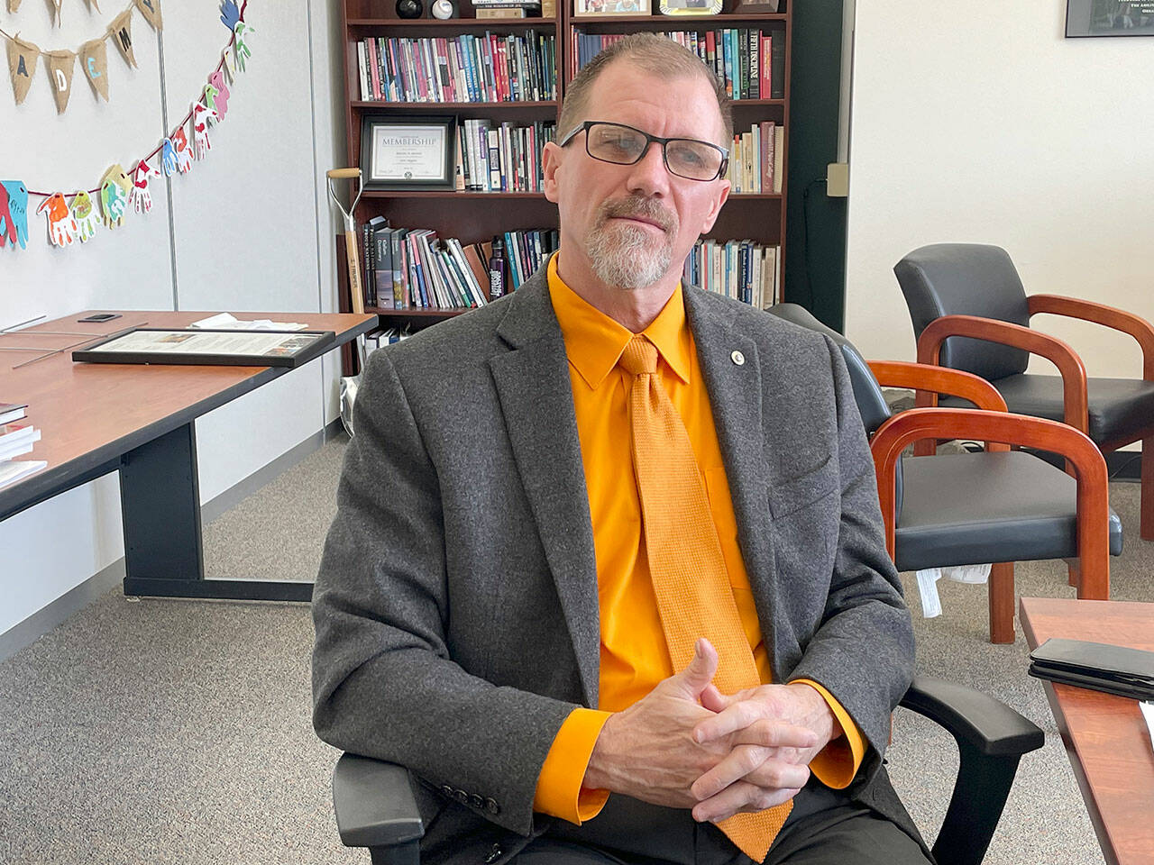 Port Angeles Schools Superintendent Marty Brewer says state funding for special education is woefully inadequate. (Paul Gottlieb/for Peninsula Daily News)