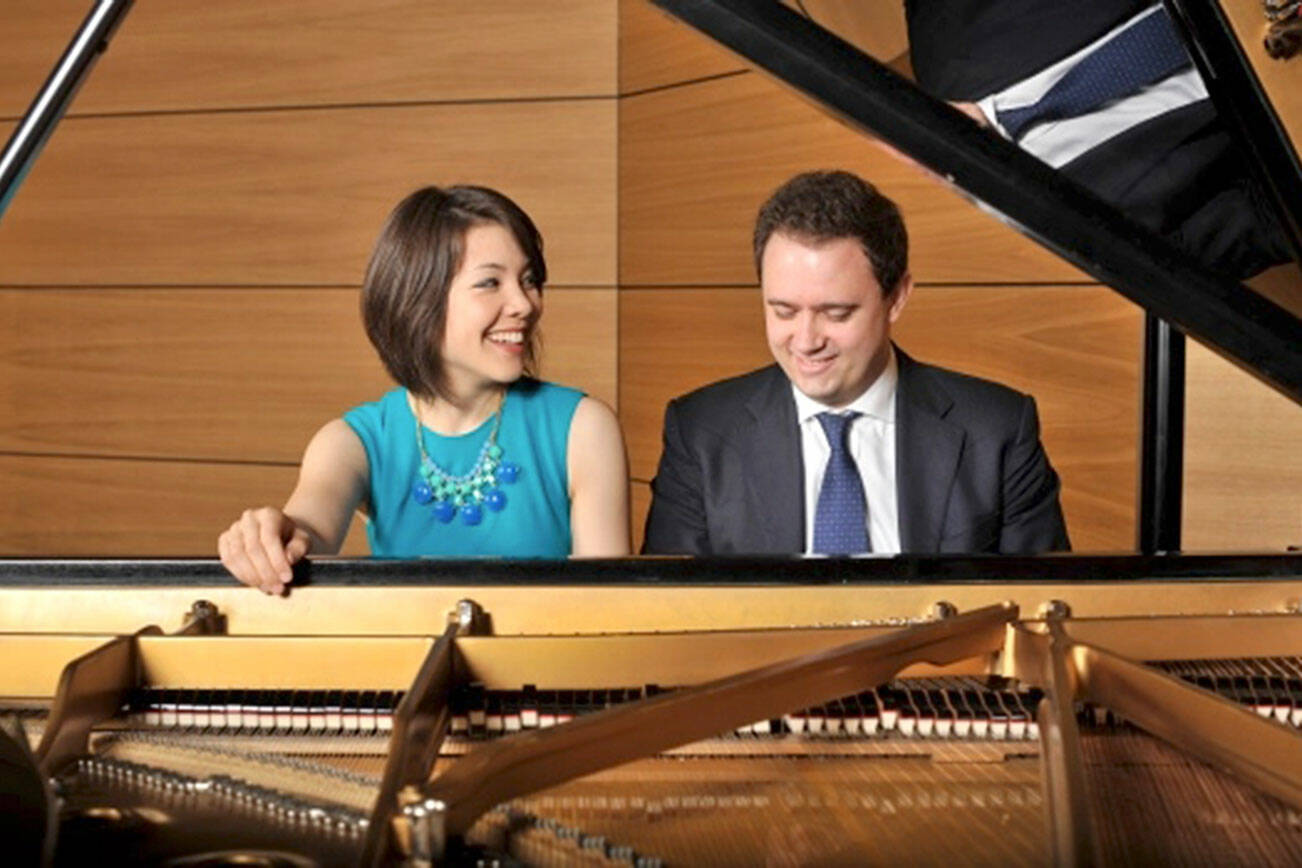 Stephanie Trick and Paolo Alderighi will perform togetherin Port Ludlow on Saturday.