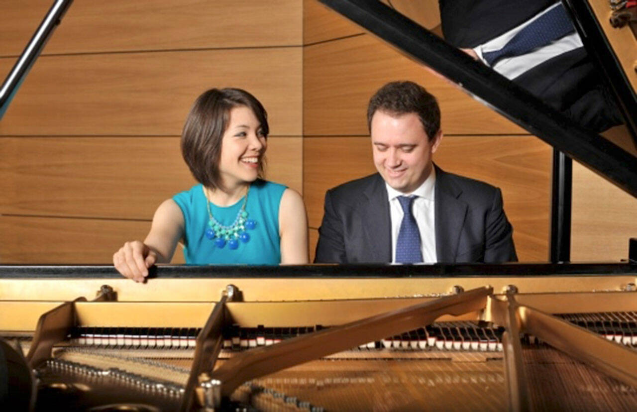 Stephanie Trick and Paolo Alderighi will perform togetherin Port Ludlow on Saturday.