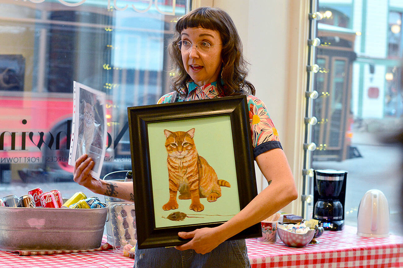 Painter Julie Read is among the artists who will host the Bunker, an art space for teens at the Northwind Art School. The school at Fort Worden State Park will host the free, open studio this Friday. (Northwind Art)