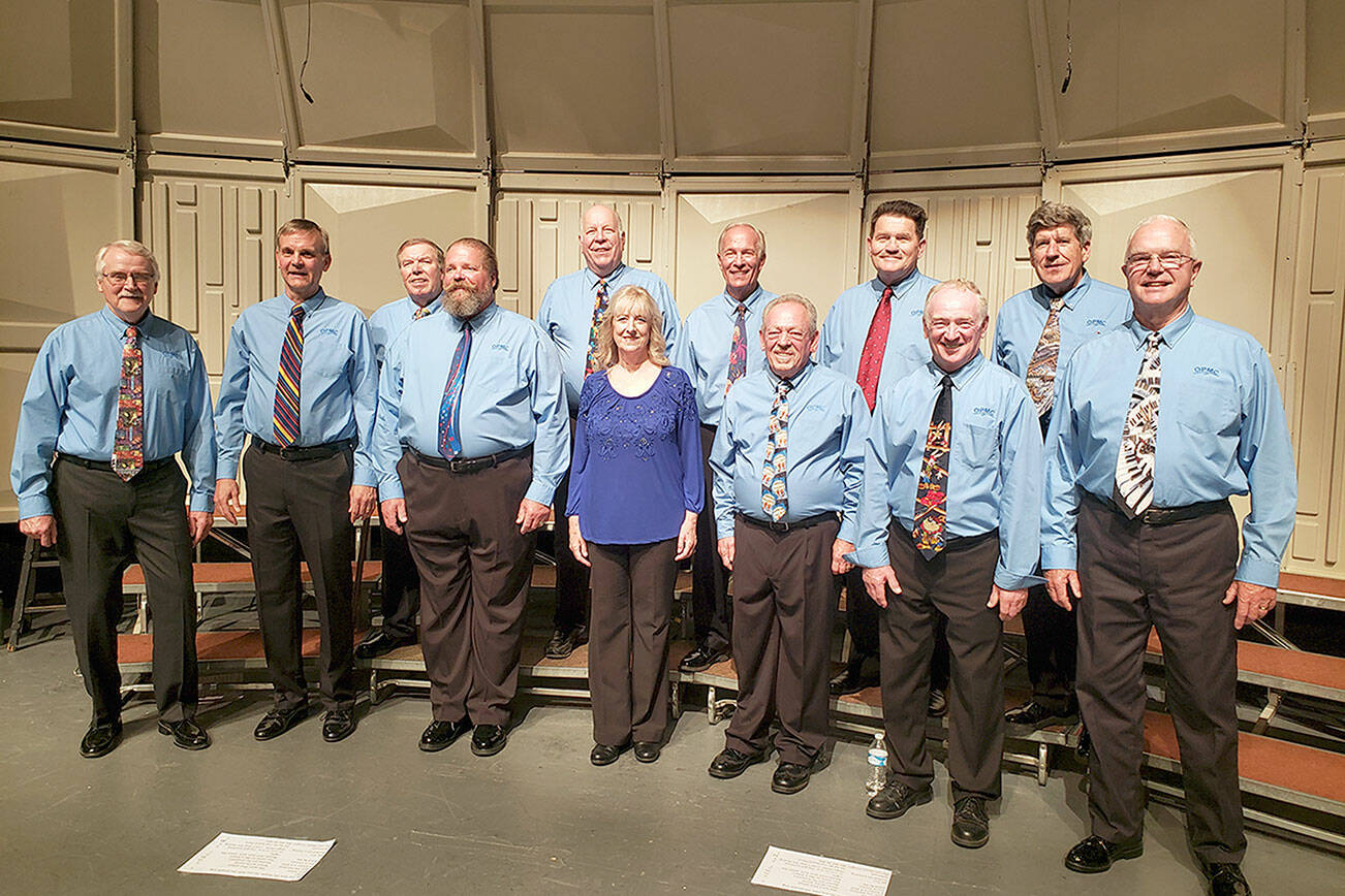 Juan de Fuca Harmony Juan de Fuca Harmony is shown from its 2019 show at Sequim High School auditorium.